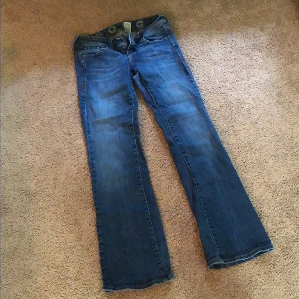 Size 1 bootcut blue jeans
